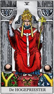 De Hiërofant of Hogepriester in de Tarot