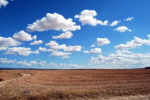 What are the clouds doing in the spring?